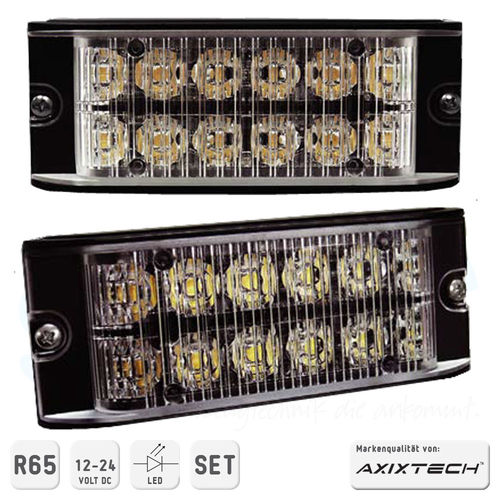 Frontblitzerset ID26 ECE R65 Hochleistungs LED